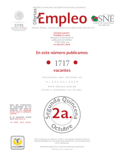 Escolaridad: Secundaria - Portal del Empleo