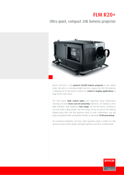 FLM R20+ - Barco