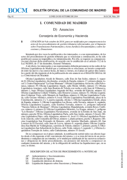 D) Anuncios - Sede Electr&oacute;nica del Boletin Oficial de la Comunidad