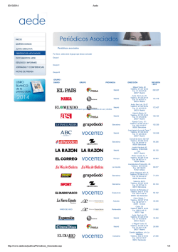 Aede riodicos_Asociados.asp 1/3 Peri&oacute;dicos asociados