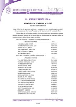 Anuncio 201407142 - Bolet&iacute;n Oficial de la Provincia de Burgos
