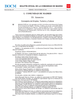 D) Anuncios - Sede Electr&oacute;nica del Boletin Oficial de la Comunidad
