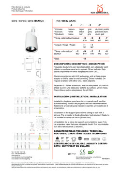 Serie / series / s&eacute;rie: BCN120 Ref. 06532-XXXX - Nexia