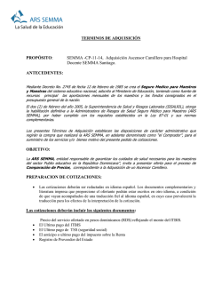 T&eacute;rminos de Adquisici&oacute;n - ARS Semma