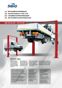 SRH 370.55 LIKT - 370.70 LIKT - Sirio equipment