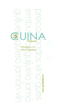 cat&aacute;logo de catering - CuinaGuijuelo