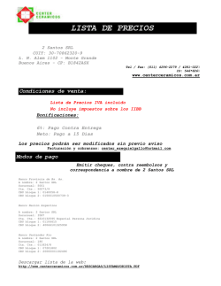 Pago a 15 D&iacute;as - Center Cer&aacute;micos