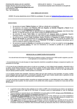 Liga Andaluza 14-15: Ronda 2 - Federaci&oacute;n Andaluza de Ajedrez
