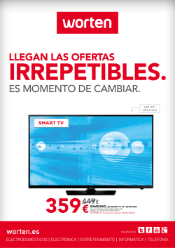 ES MOMENTO DE CAMBIAR. LLEGAN LAS OFERTAS
