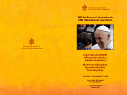 XXIX Conferenza Internazionale XXIX International - La Santa Sede
