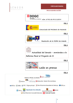 Circular diaria - Seneor