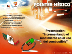 Combustible - Pointer M&eacute;xico