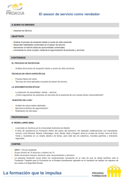La formaci&oacute;n que te impulsa - proassa