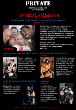 PRIVATE Destacados del mes OCTUBRE 2014 - Claxson