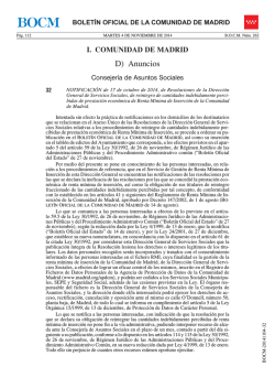 D) Anuncios - Sede Electr&oacute;nica del Boletin Oficial de la Comunidad