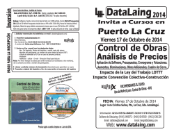 APU CONTROL DE OBRAS Viernes - DataLaing.com