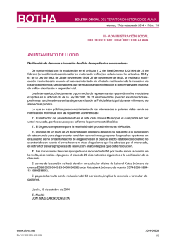 AYUNTAMIENTO DE LLODIO - Diputaci&oacute;n Foral de &Aacute;lava