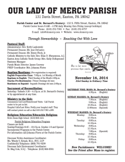 OUR LADY OF MERCY PARISH - John Patrick Publishing Company