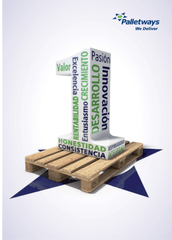 Descargue nuestro folleto - Palletways