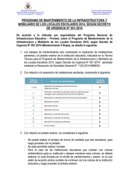 INFORME N&deg; 001 -2007-UGEL - Ugel 05