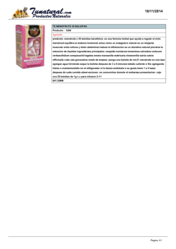 TE MENSTRUTE 25 BOLSITAS Producto : 1209 Agotado producto