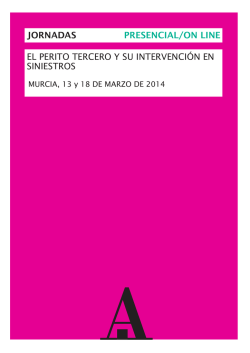Folleto del curso PDF - Colegio Oficial de Aparejadores, Arquitectos