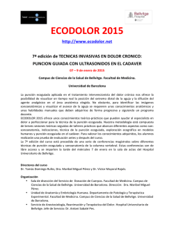 PROGRAMA ECODOLOR DEFINITIVO 2015