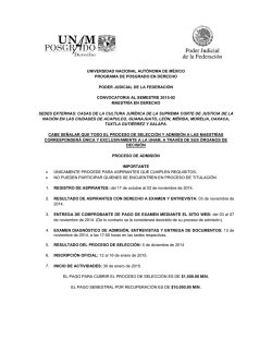 Maestr&iacute;a en Derecho Constitucional PJF - Programa de Posgrado