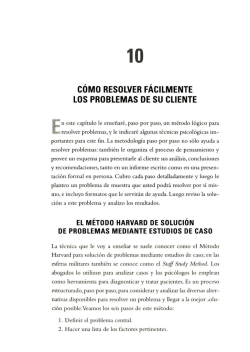 COMO RESOLVER FACILMENTE LOS PROBLEMAS DE SU