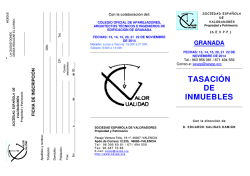 Tr&iacute;ptico - COAATGR