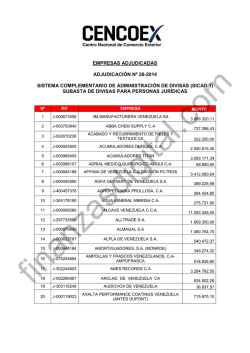 Descarga aqu&iacute; la lista de Empresas Adjudicadas (Formato pdf).