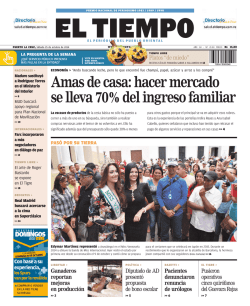 Amas de casa: hacer mercado se lleva 70% del ingreso - El Tiempo