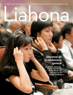 Noviembre de 2014 Liahona - LiahonaSud