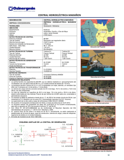 CENTRAL HIDROEL&Eacute;CTRICA MARA&Ntilde;ON