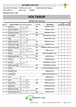 VOLTASUR - Ecuestre Online