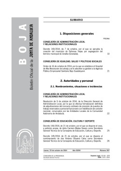Descargar bolet&iacute;n n&ordm; 207 completo - Junta de Andaluc&iacute;a