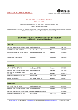 CARTILLA DE CAPITAL FEDERAL - OSPIB