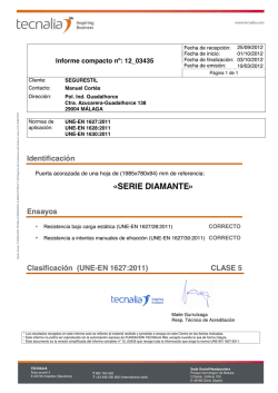 certificado G5 para cliente - Segurestil