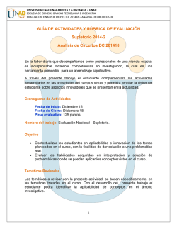 GU&Iacute;A DE ACTIVIDADES Y R&Uacute;BRICA DE - Campus Virtual