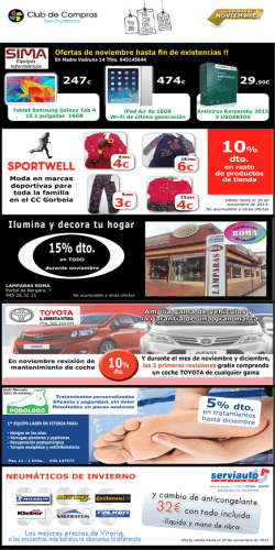 Promoci&oacute;n - Prudescuento. Club de compras.