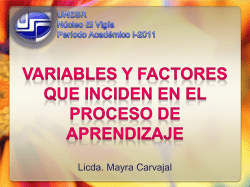 Clase Magistral Psicolog&iacute;a I - UNESR El Vigia