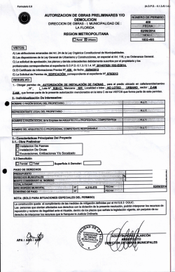 PE-409-2014 - Municipalidad de La Florida