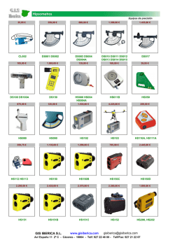 Hipsometros - Gisiberica