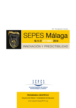 PROGRAMA CIENT&Iacute;FICO - sepes 2014