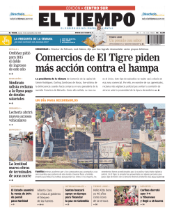 Comercios de El Tigre piden m&aacute;s acci&oacute;n contra el hampa - El Tiempo