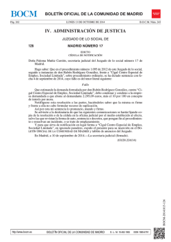 IV. ADMINISTRACI&Oacute;N DE JUSTICIA - Sede Electr&oacute;nica del Boletin