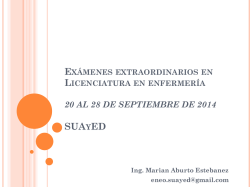 presentaci&oacute;n - Licenciatura en Enfermer&iacute;a :: ENEO - UNAM