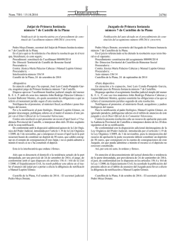 Jutjat de Primera Inst&agrave;ncia n&uacute;mero 7 de Castell&oacute; de la Plana