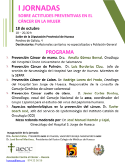 Programa del evento.