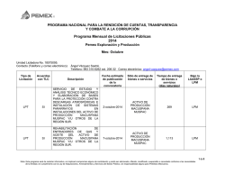 Octubre 2014 - Pemex